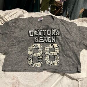 Vintage Gray Daytona Beach ‘88 half shirt